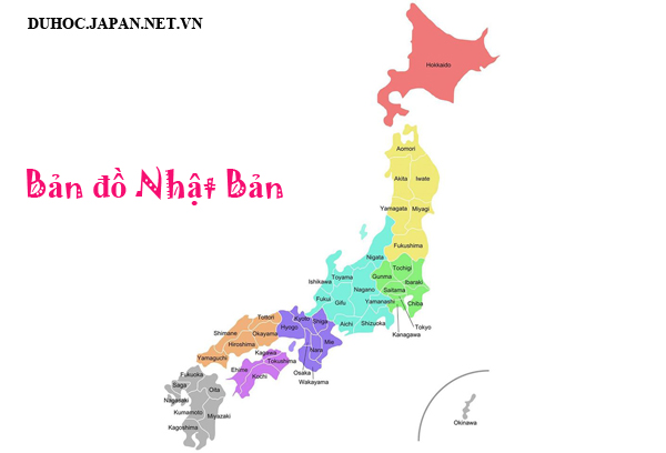 Bản Đồ Nhật Bản- Điểm Danh 11 Vùng Có Nhiều Du Học Sinh Việt Theo Học Nhất Nhật  Bản
